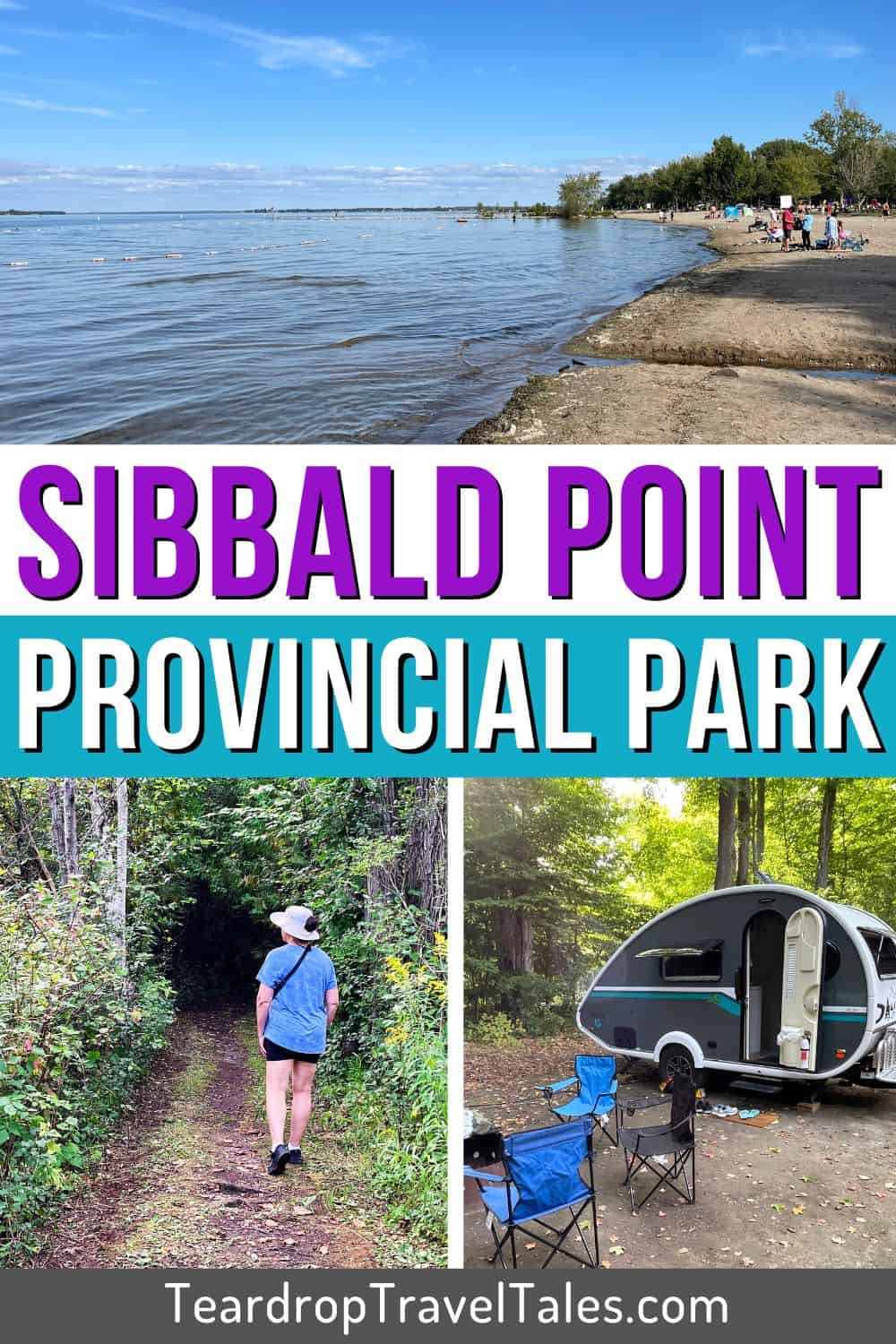 Sibbald Point Provincial Park - Pinterest Pin 1
