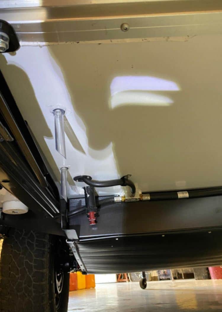 Teardrop Trailer - Low Point Drains