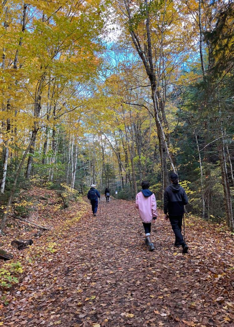 Walking-the-Old-Bike-Trail-with-family