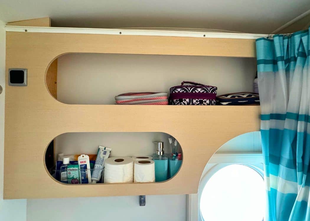 Teardrop Bathroom Storage