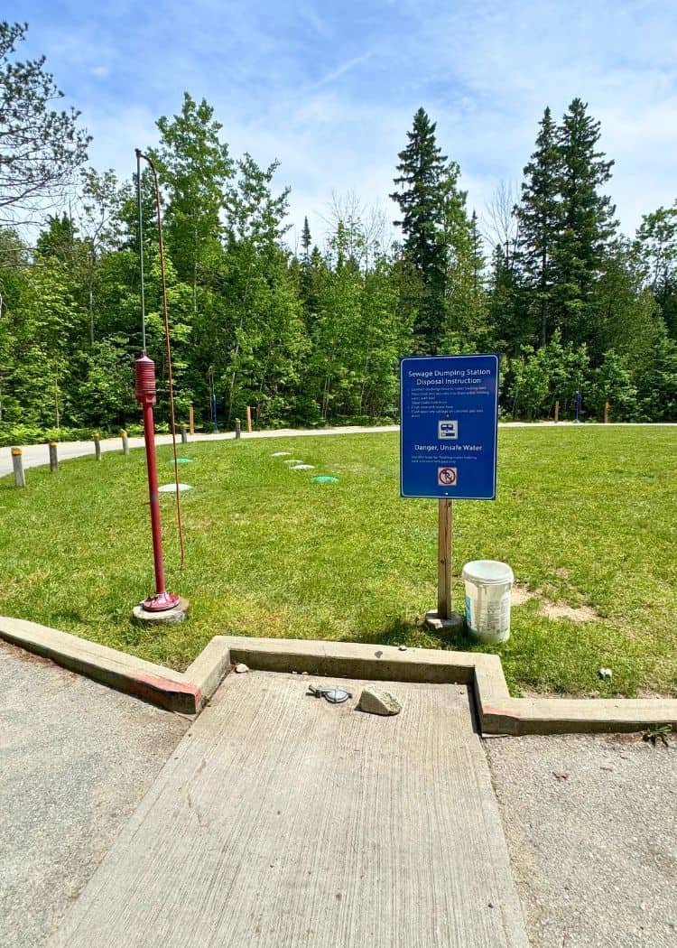 Earl Rowe - Dump Station at Riverside Campground