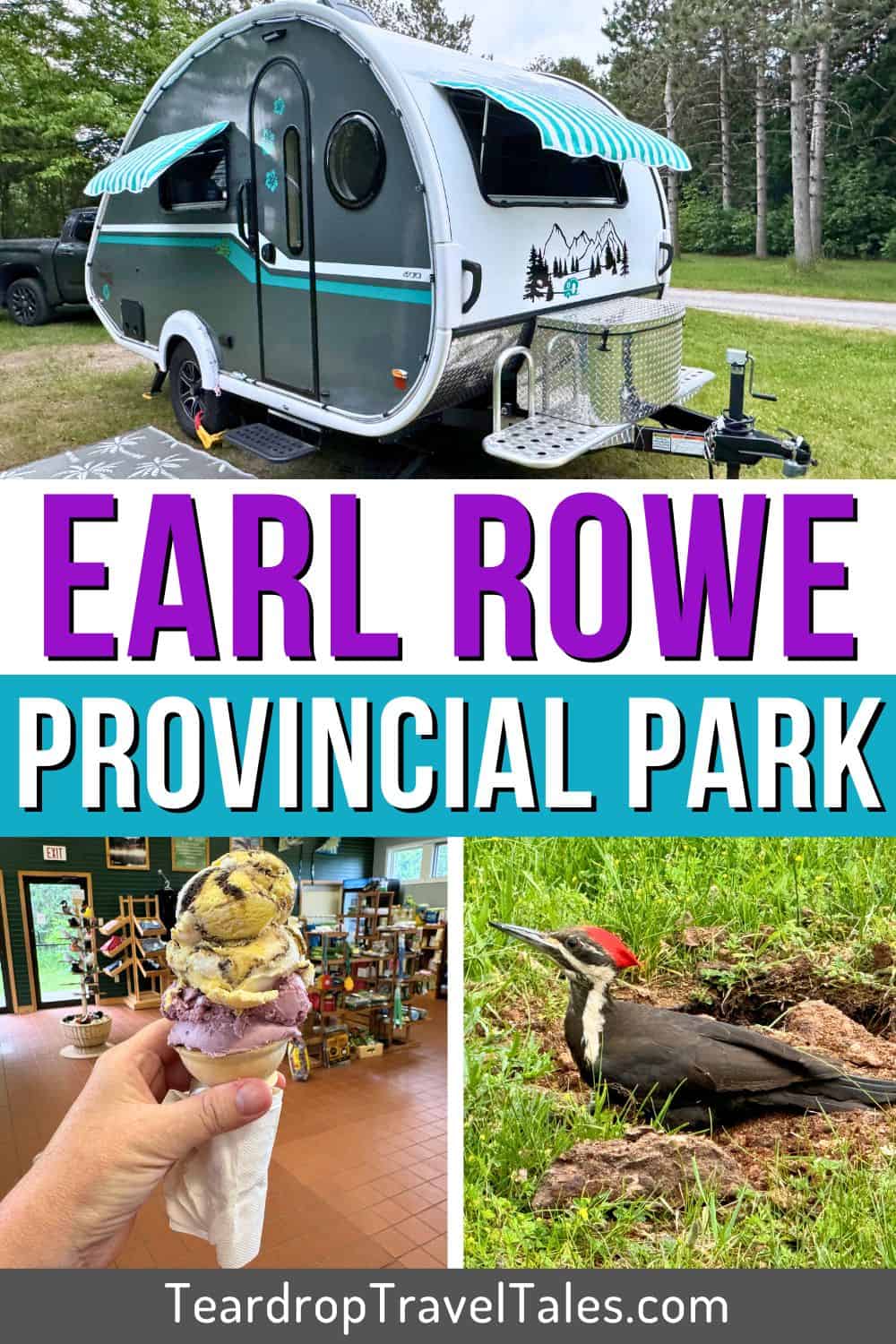 Earl Rowe Provincial Park - Pinterest Pin 1