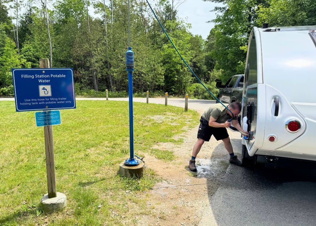 Earl Rowe - Water Fill Station at Riverside Campground