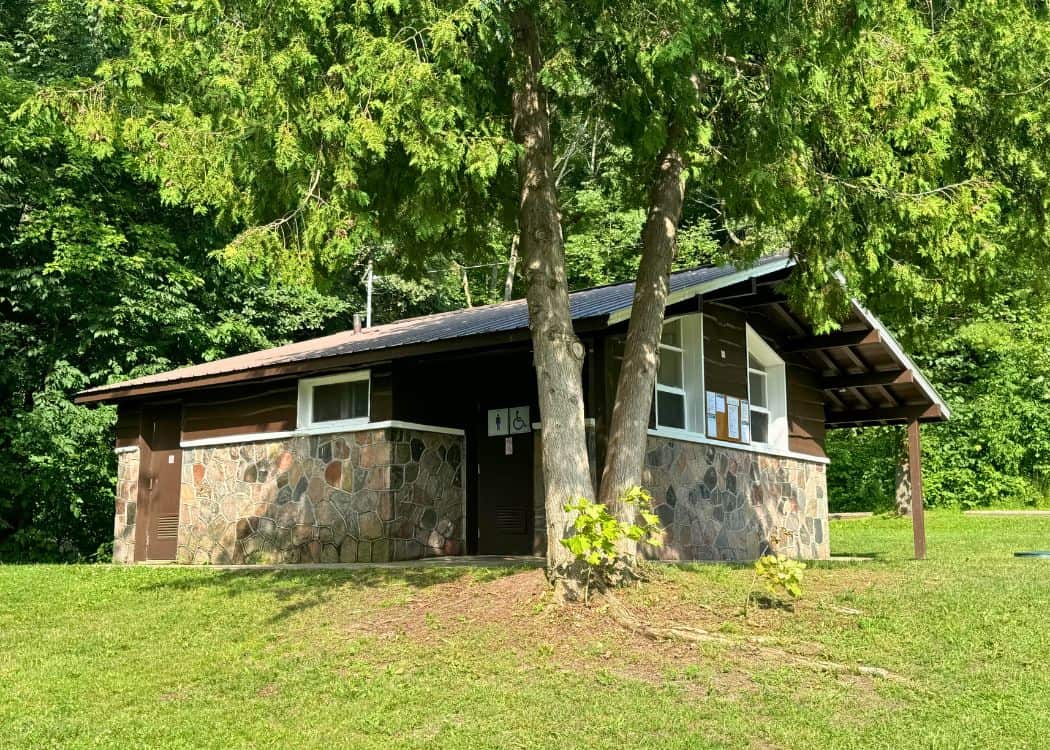 Bass Lake Provincial Park - Comfort Station in Day-Use