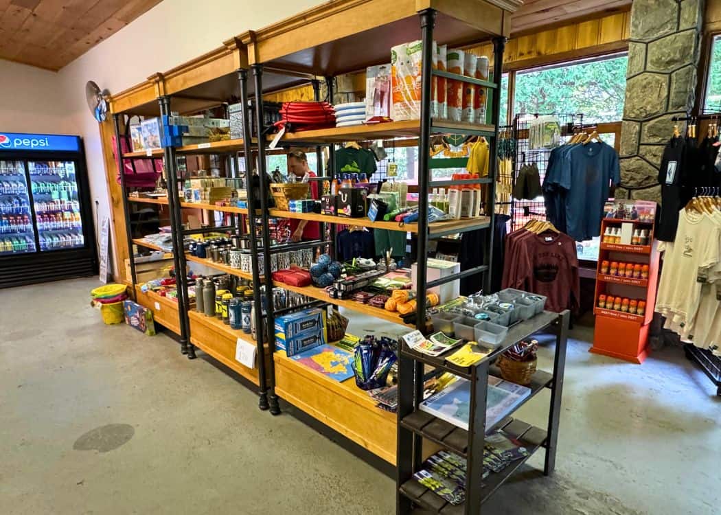 Bass Lake Provincial Park - Inside Park Store