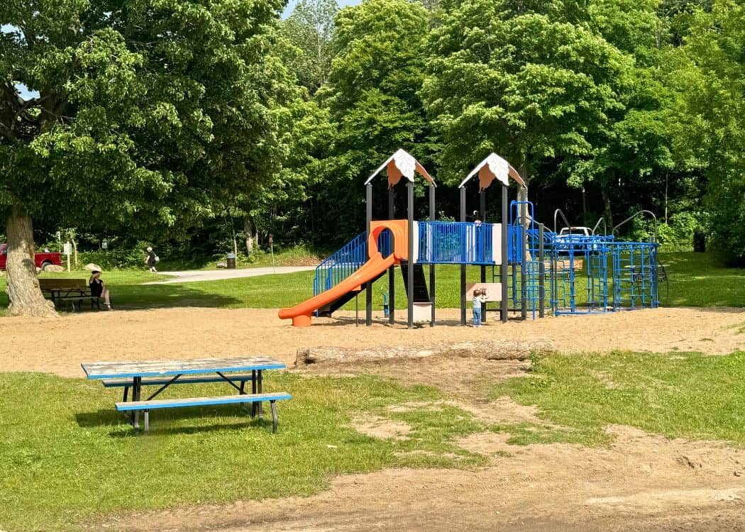 Bass Lake Provincial Park - Playground at the beach