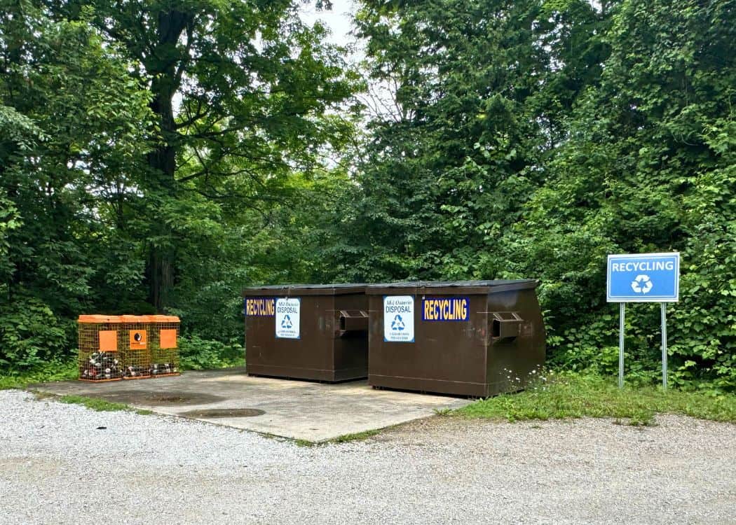 Bass Lake Provincial Park - Recycling Area