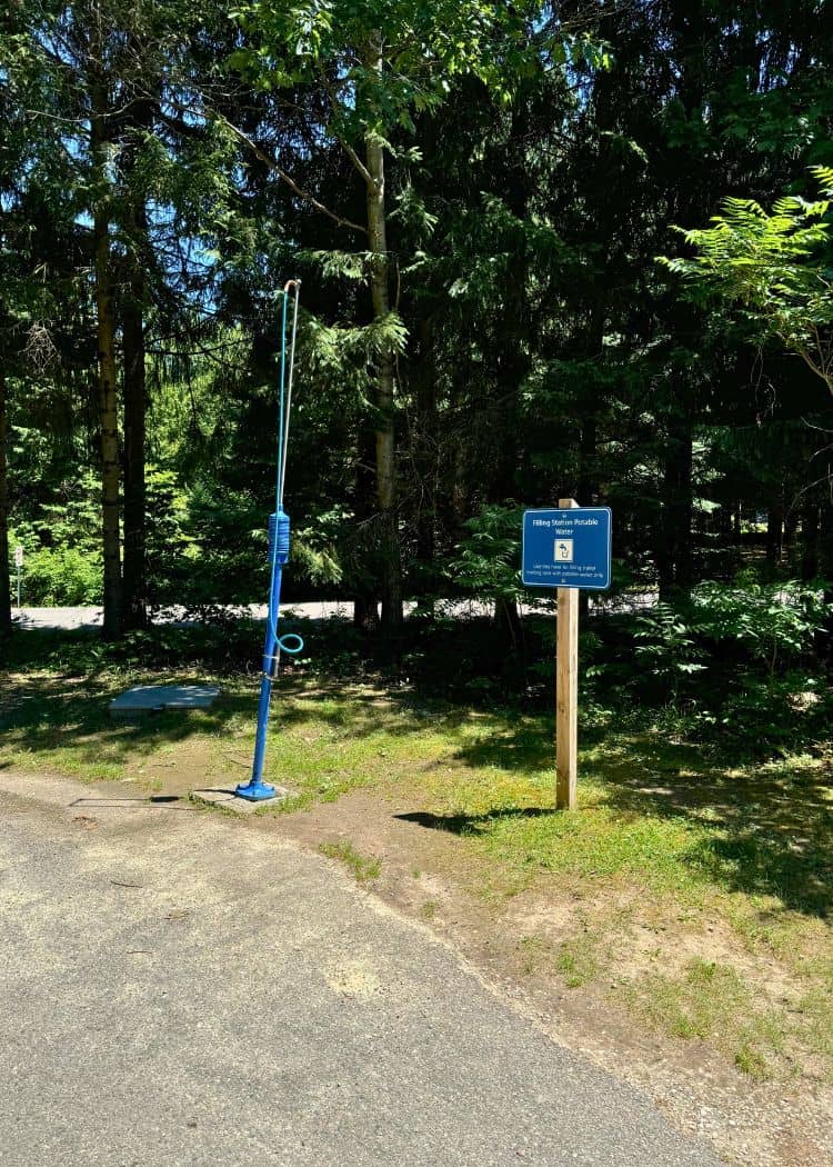 Bass Lake Provincial Park - Water Fill Station