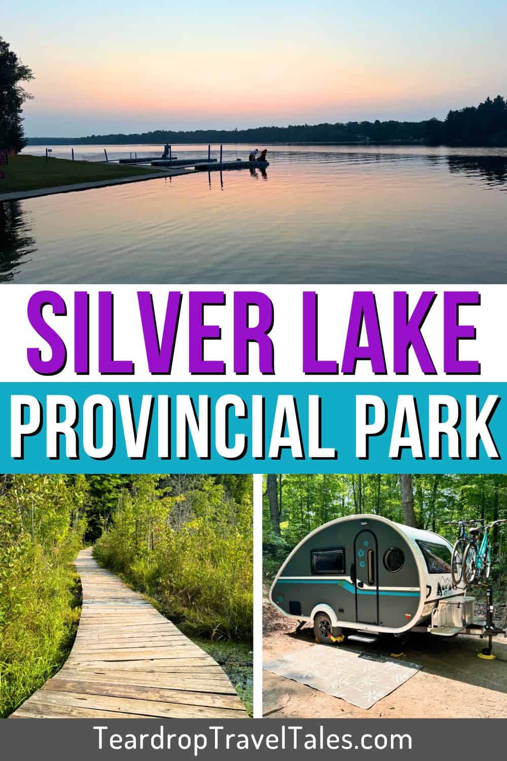 Silver Lake Provincial Park - Pinterest Pin 1