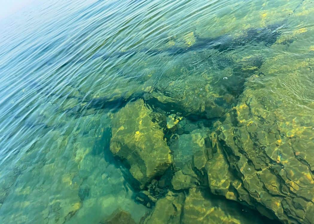 Craigleith Provincial Park - Clear water of Georgian Bay