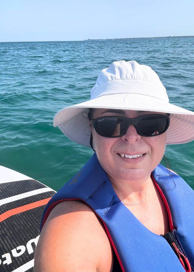 Craigleith Provincial Park - Me on paddleboard