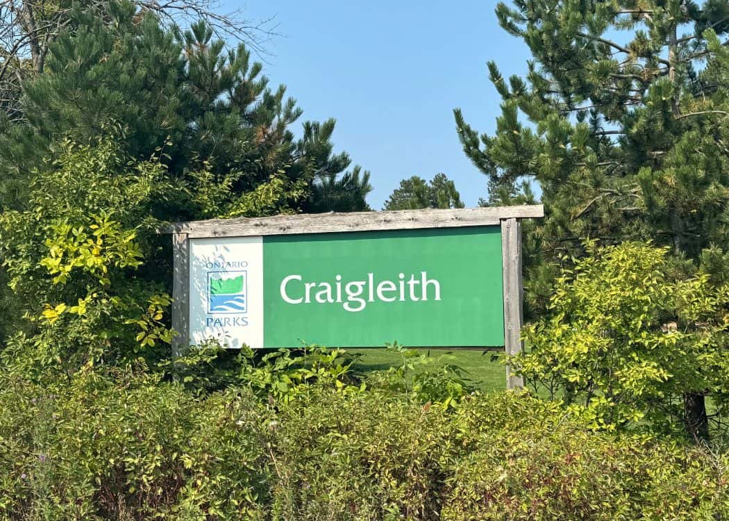 Craigleith Provincial Park - Park Sign