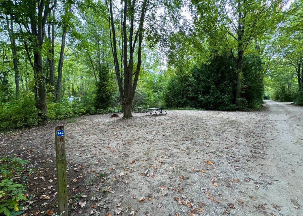Point Farms Provincial Park - Large Campsite