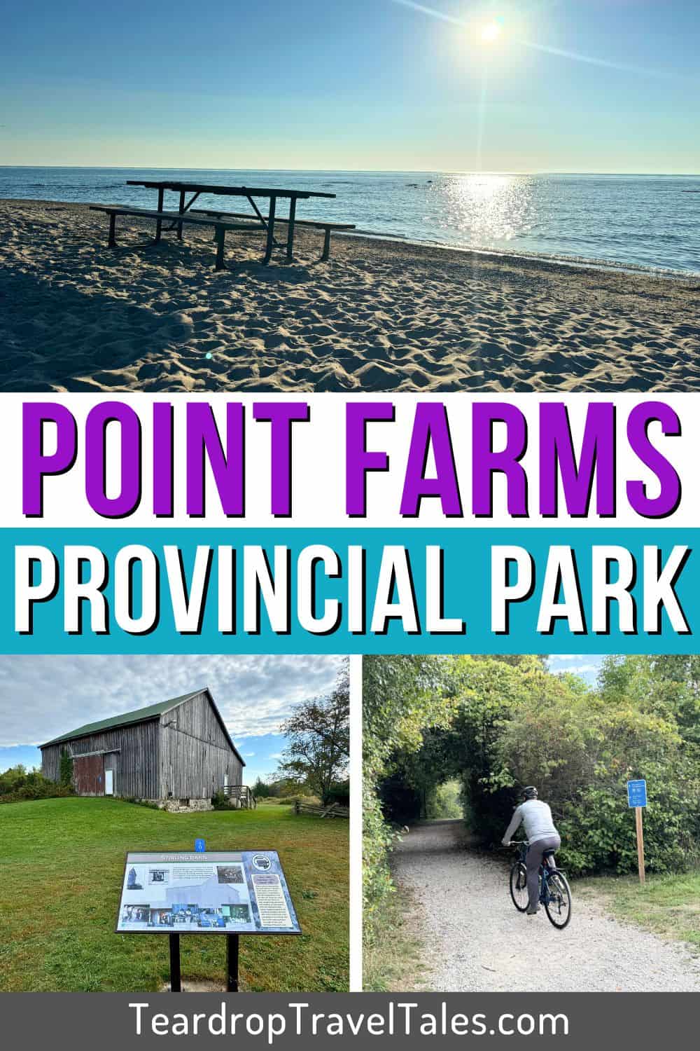 Point Farms Provincial Park - Pinterest Pin 1