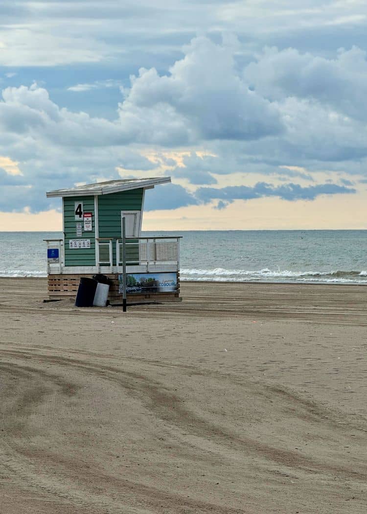 Victoria Park Campground - Beach in the morning