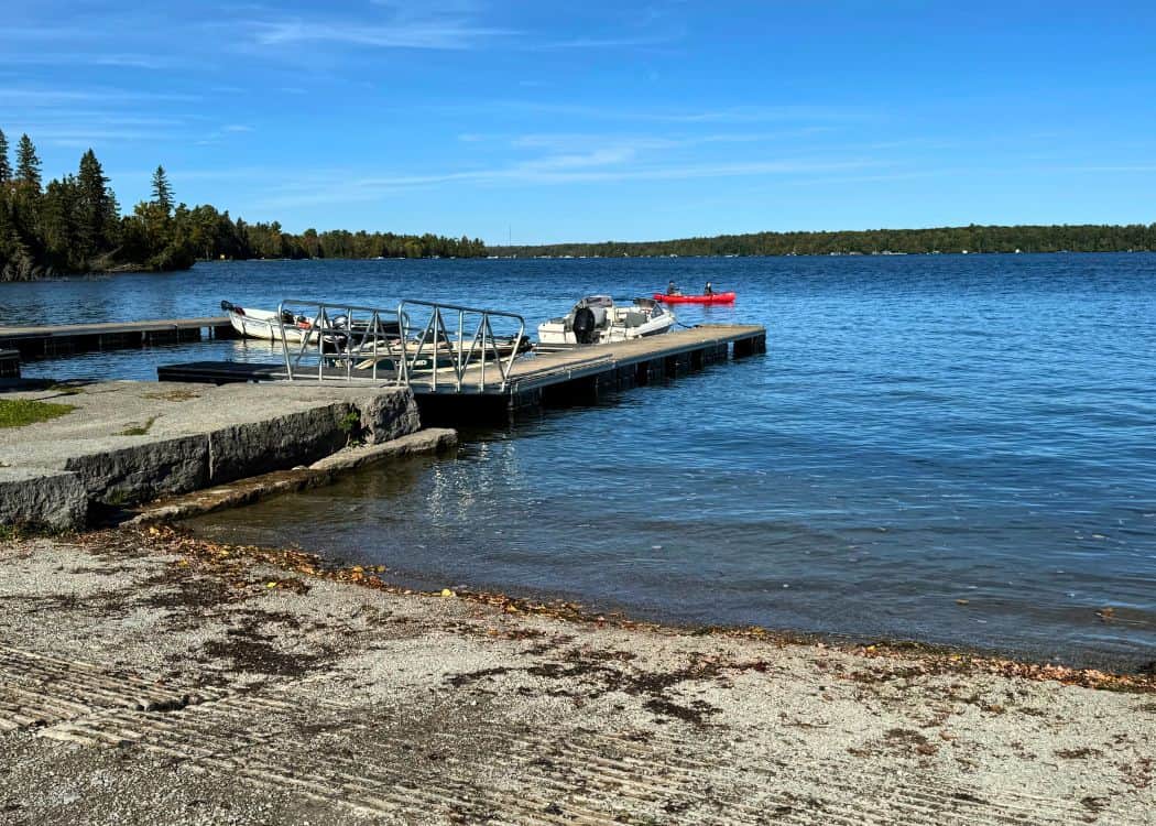 Balsam Lake Provincial Park - Boat launch
