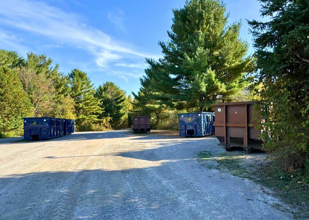 Balsam Lake Provincial Park - Garbage and Recycling Area