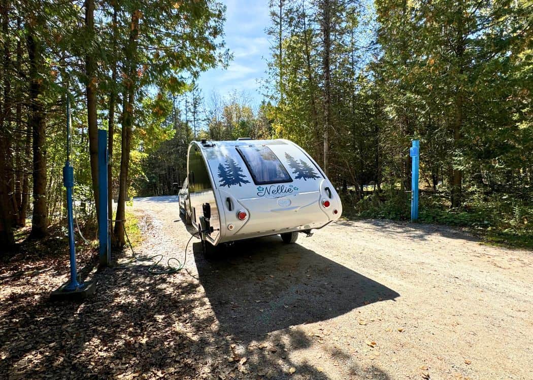 Balsam Lake Provincial Park - Water fill station in sanitation loop