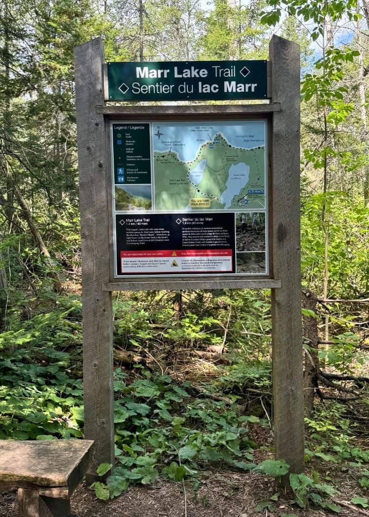 Bruce Peninsula National Park - Marr lake Trailhead