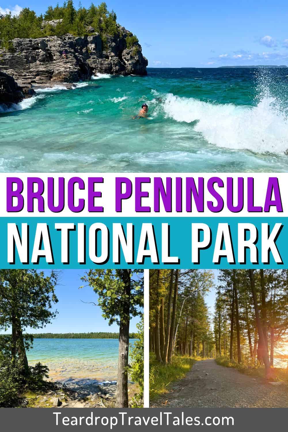 Bruce Peninsula National Park - Pinterest Pin 1