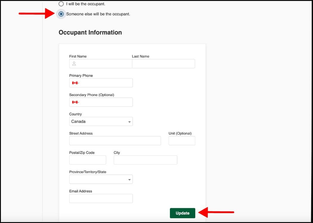 Ontario Provincial Parks - New Occupant Information