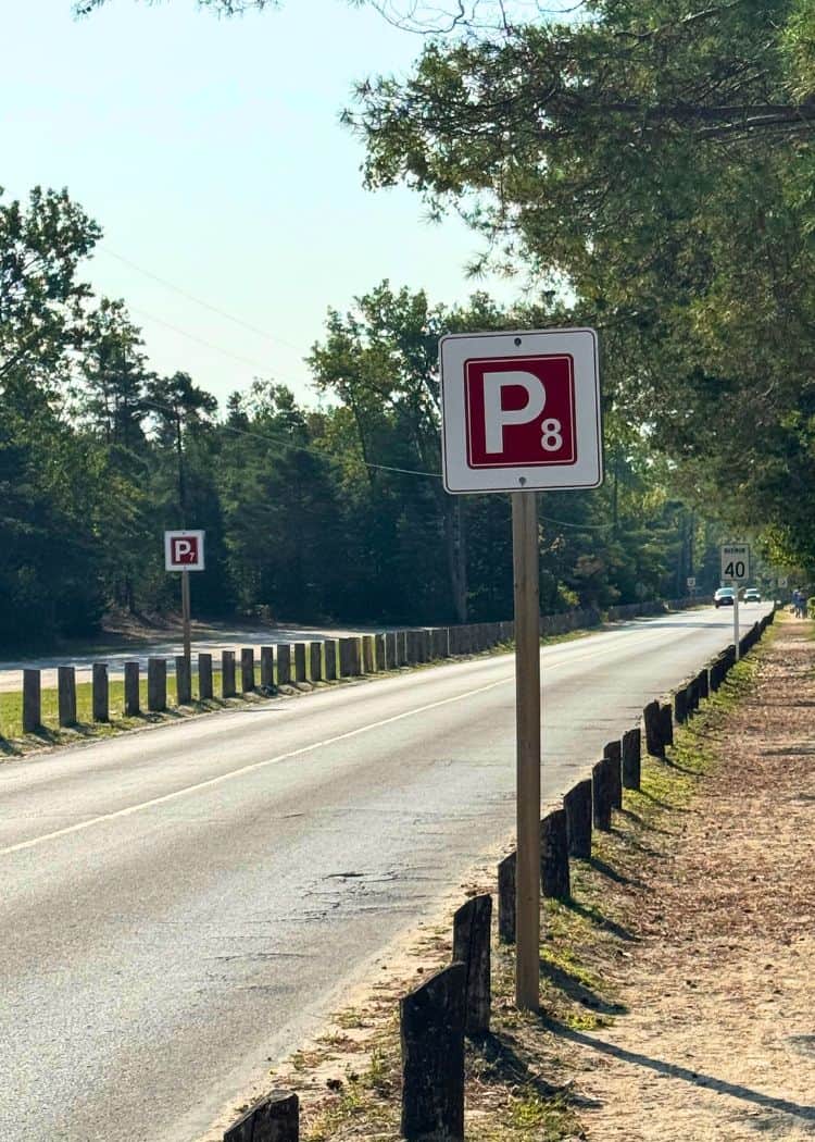 Sandbanks Provincial Park - Parking Lot signs