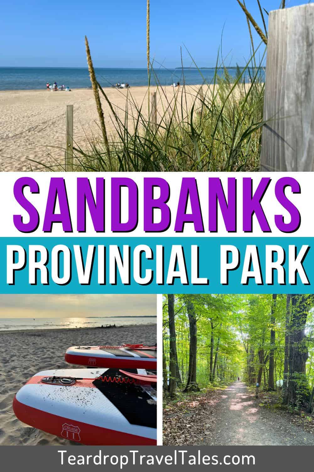Sandbanks Provincial Park - Pinterest Pin 1