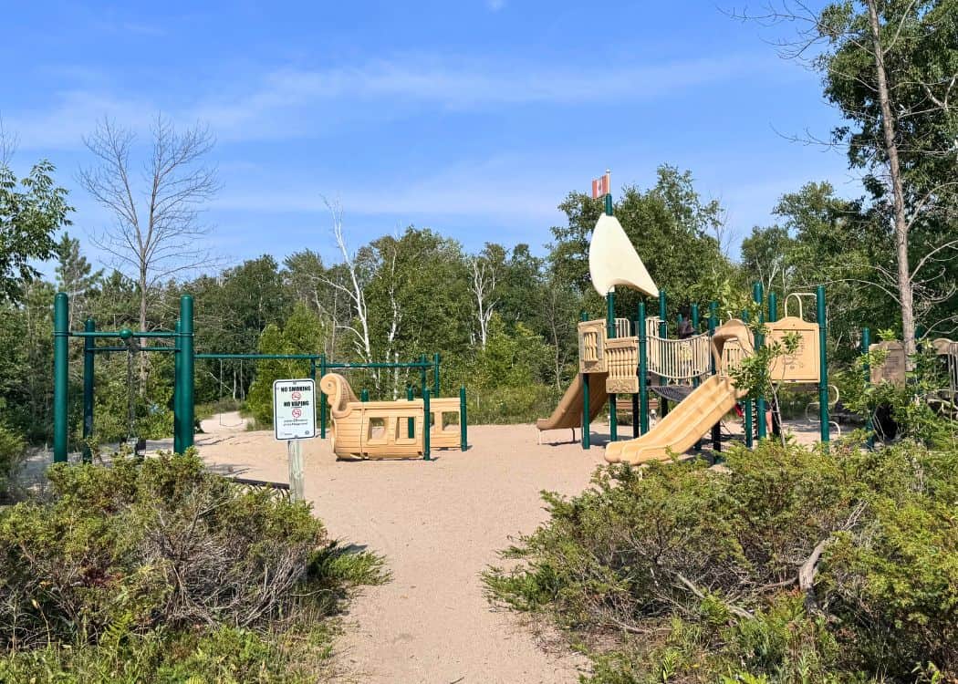 MacGregor Point Provincial Park - Playground at Campers beach