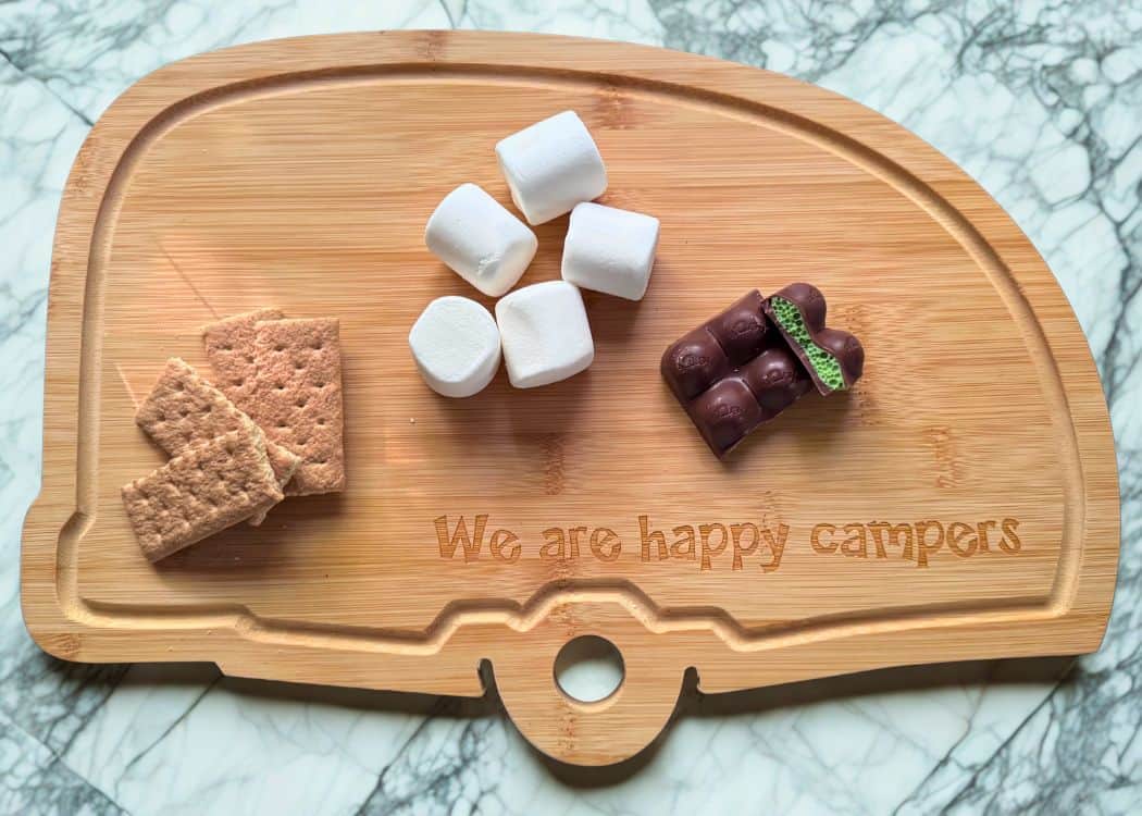 Smorgasboard - Chocolate Mint Aero and Graham Crackers