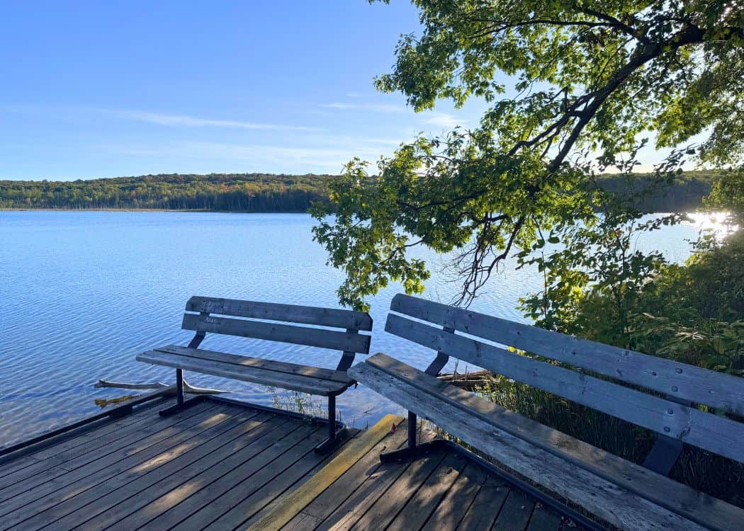 Awenda Provincial Park - Lookout Point on Wendat Trail