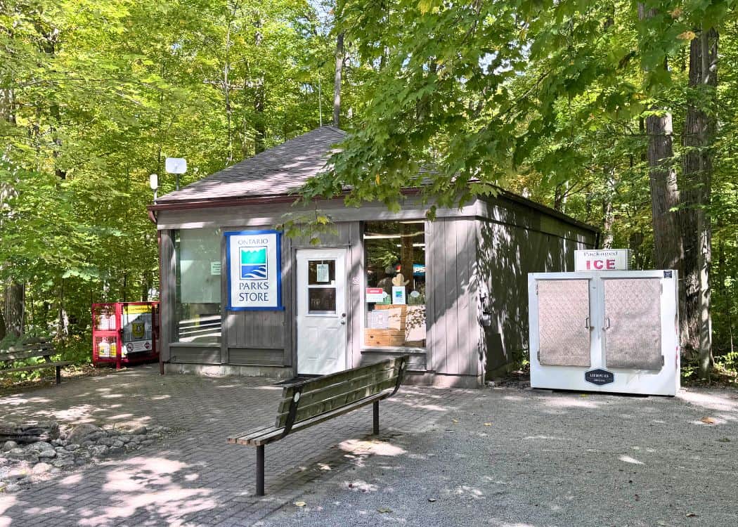 Awenda Provincial Park - Outside of Park Store