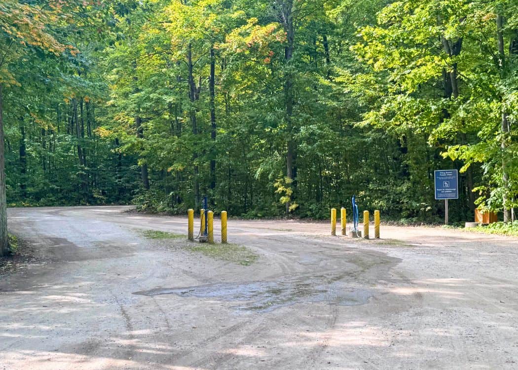 Awenda Provincial Park - Trailer fill area