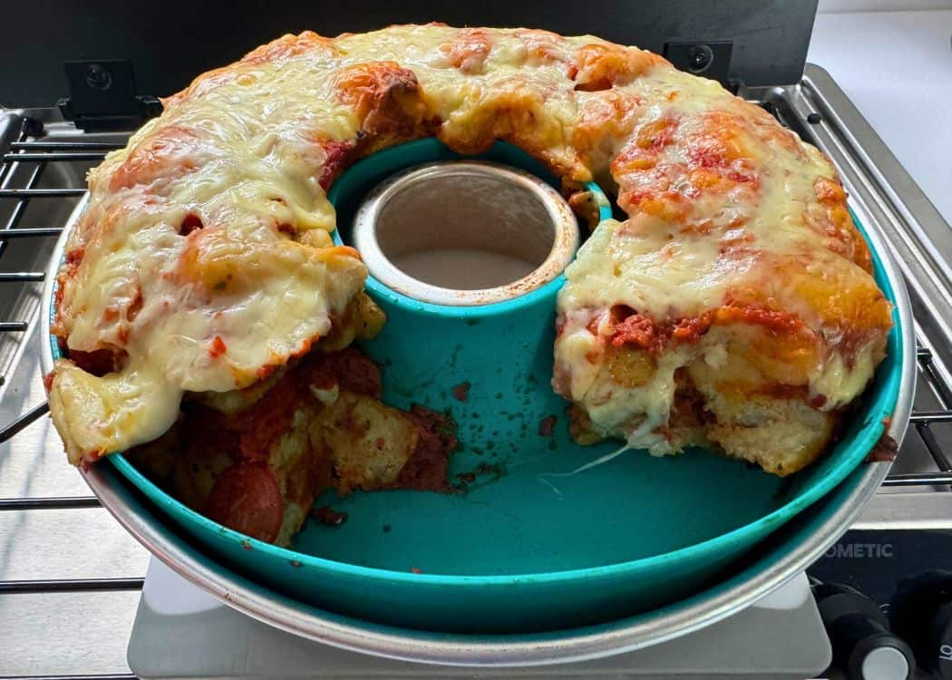 Omnia Oven Review - Pizza bread