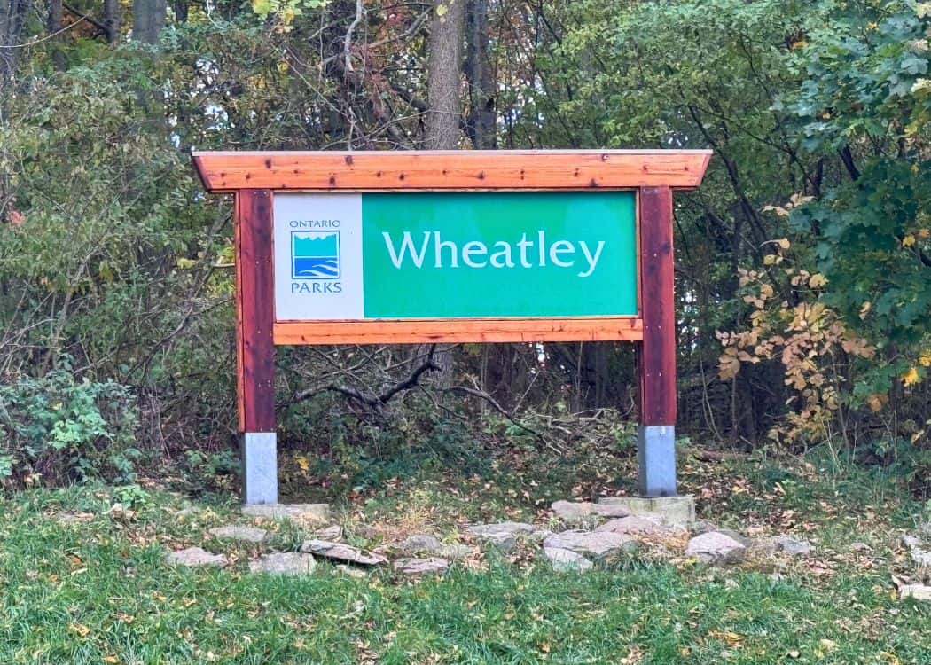 Wheatley Provincial Park - Park Sign