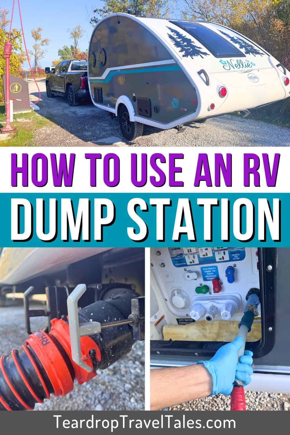 How to Use an RV Dump Station - Pinterest Pin 1