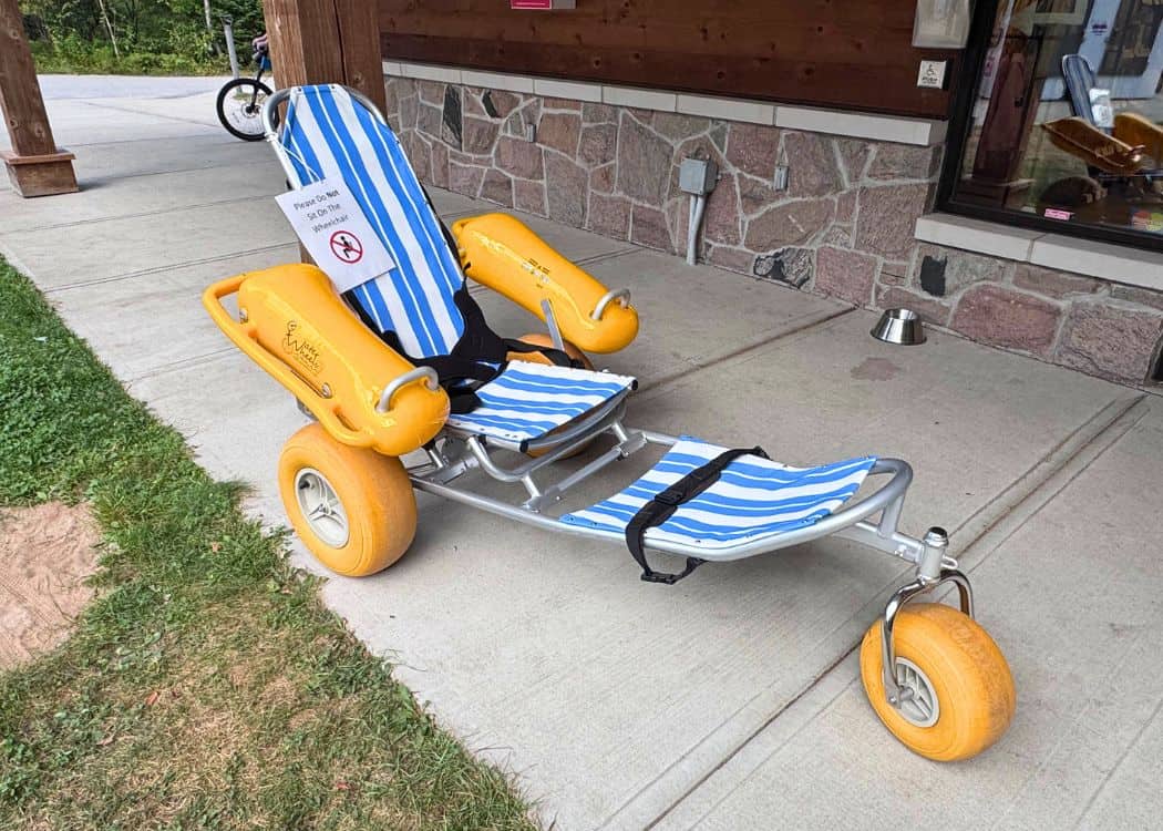 Mikisew Provincial Park - Beach wheelchair