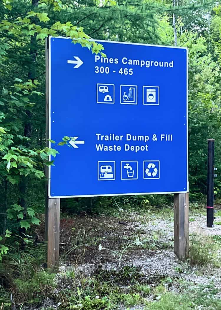Mikisew Provincial Park - Campground Sign