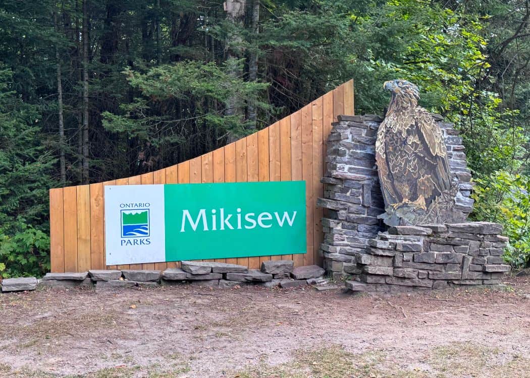 Mikisew Provincial Park - Park Sign