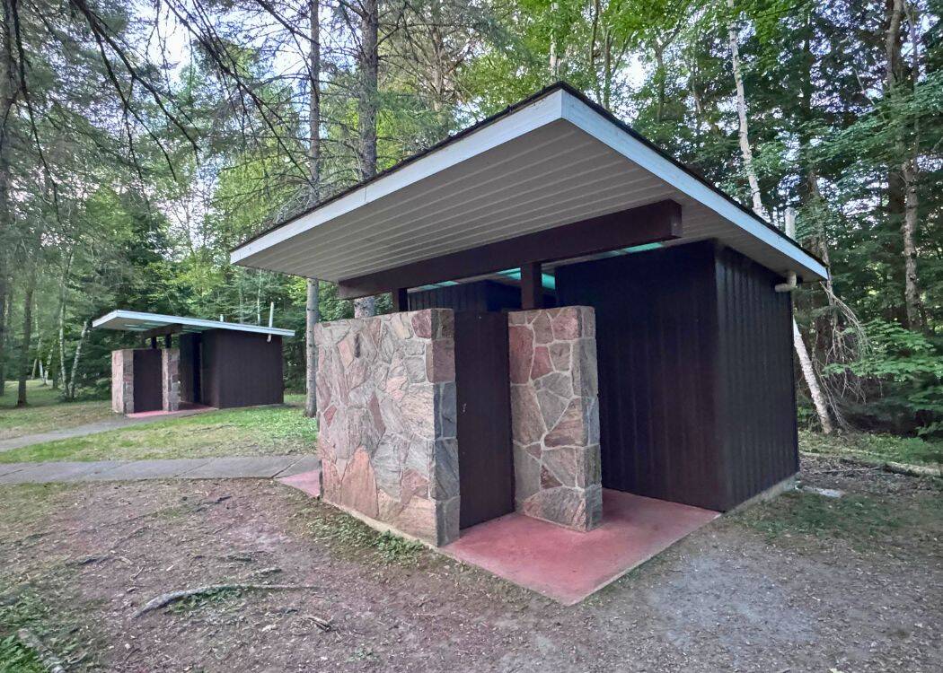 Mikisew Provincial Park - Vault toilets in day use area