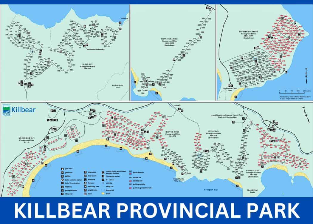 Killbear Provincial Park - Campground Overview