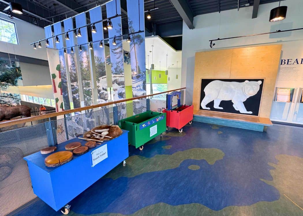 Killbear Provincial Park - Interactive area in Visitor Centre