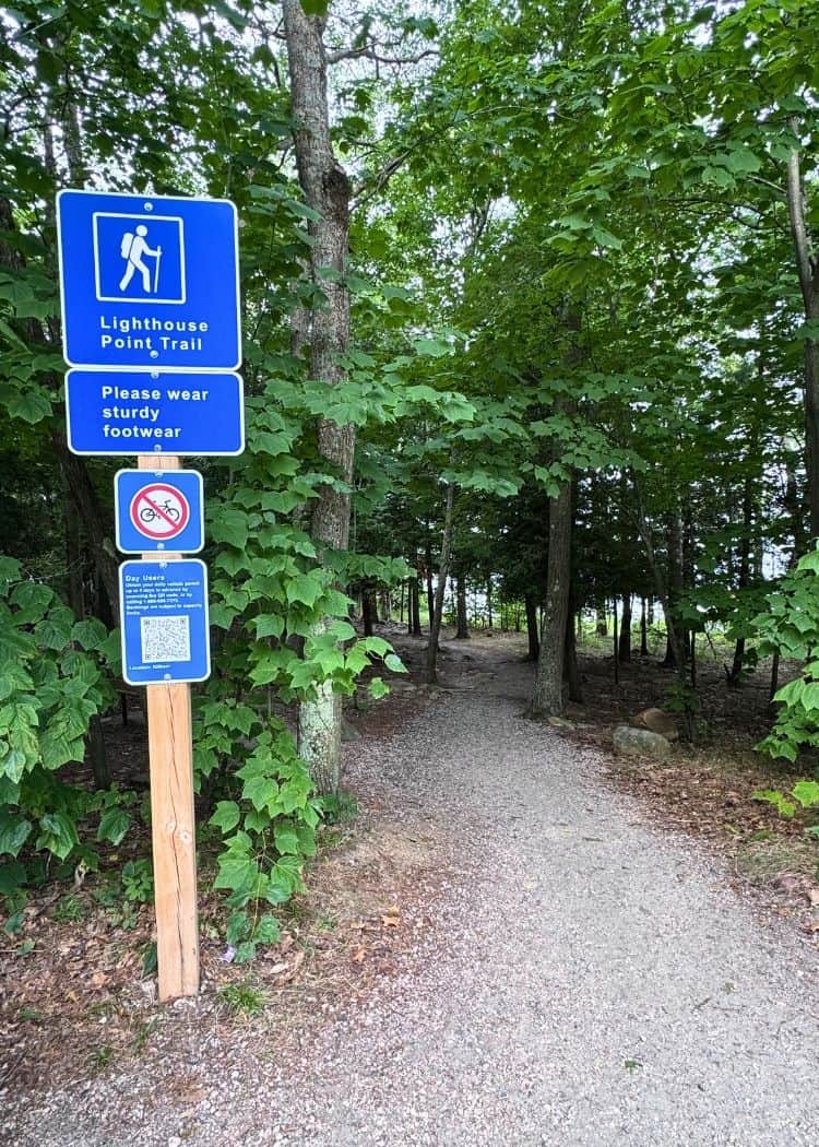 Killbear Provincial Park - Trail sign