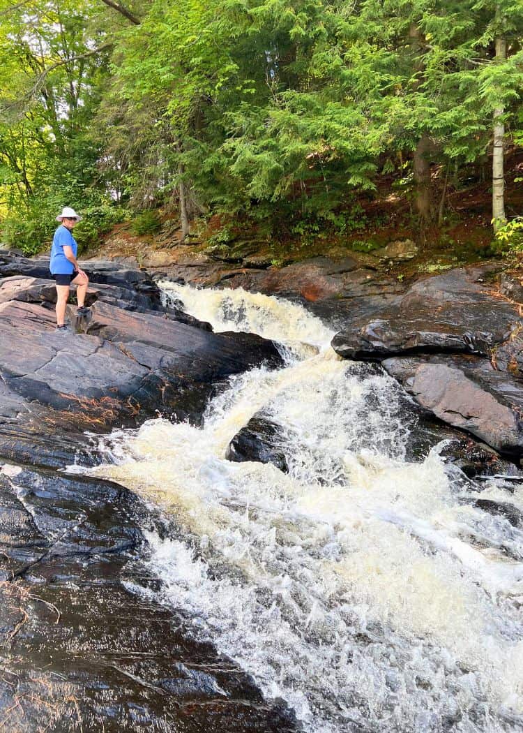 Arrowhead Provincial Park - Me at Stubb's Falls