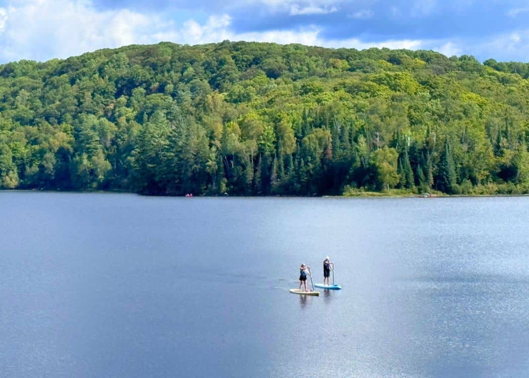 Arrowhead Provincial Park - Paddleboarders out on the lake