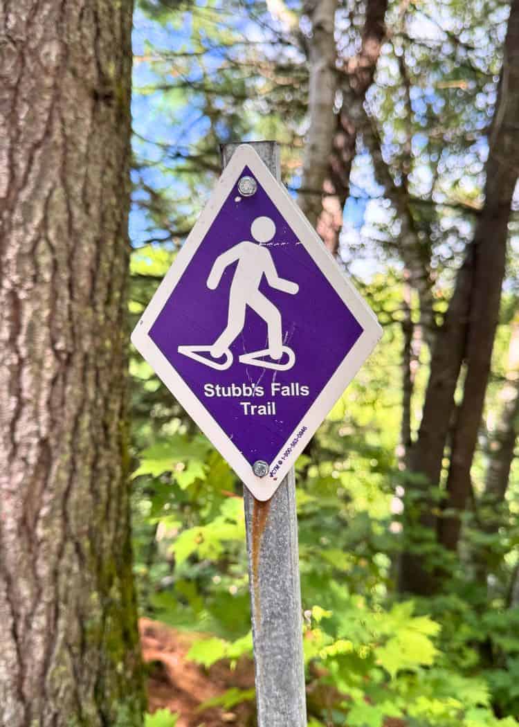 Arrowhead Provincial Park - Stubs Falls Trail Sign