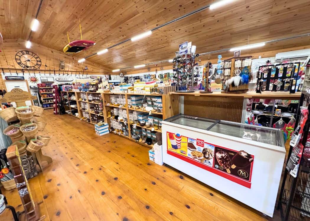 Grundy Lake Provincial Park - Inside Grundy Lake Supply Post