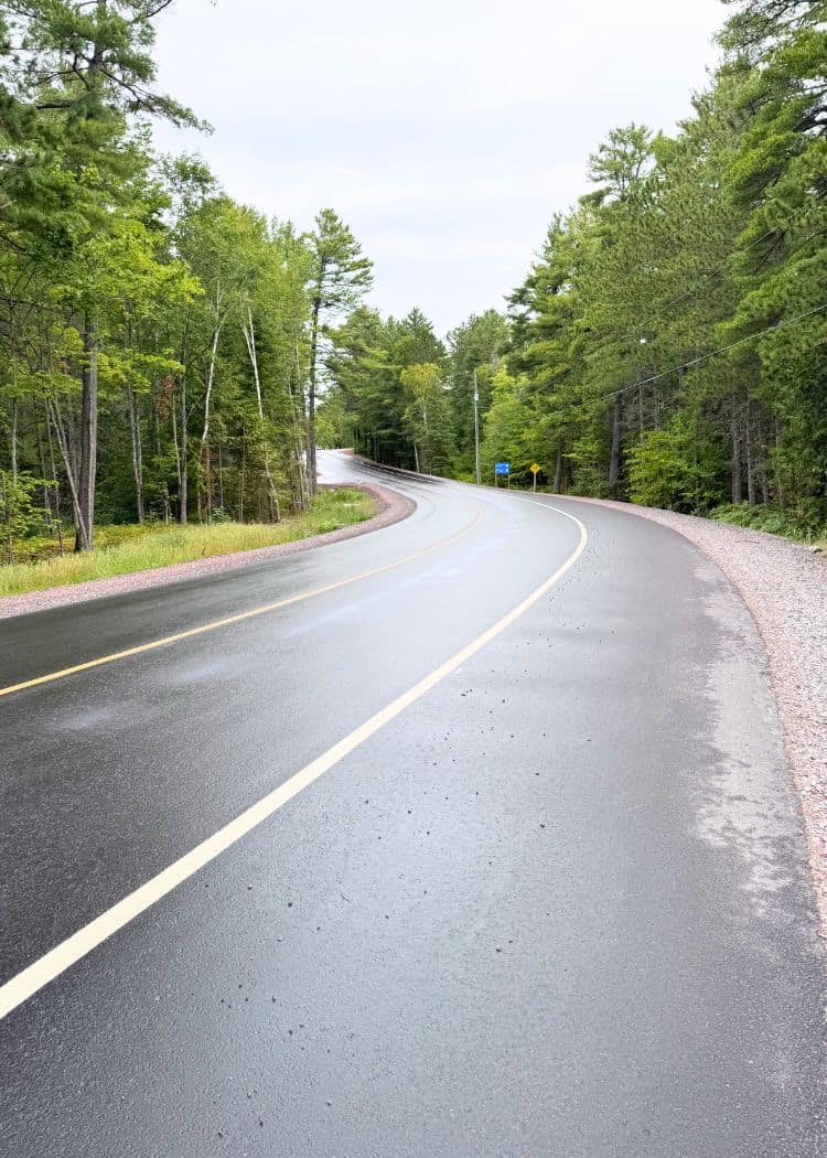 Grundy Lake Provincial Park - Main Campground Road