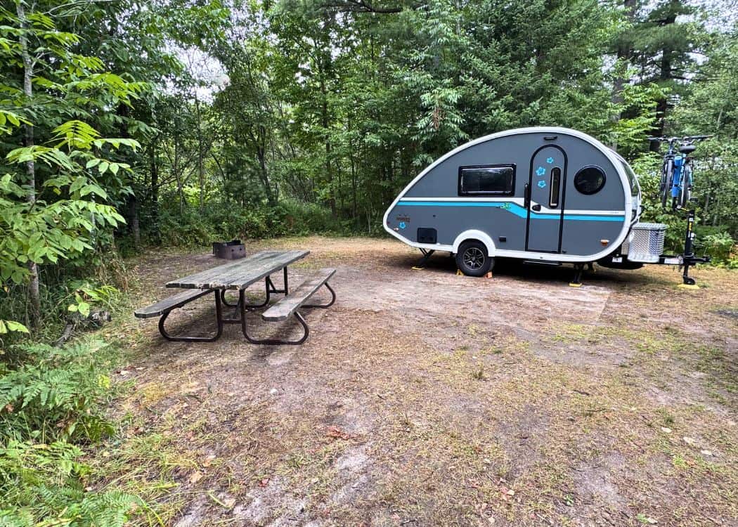 Grundy Lake Provincial Park - Our Campsite