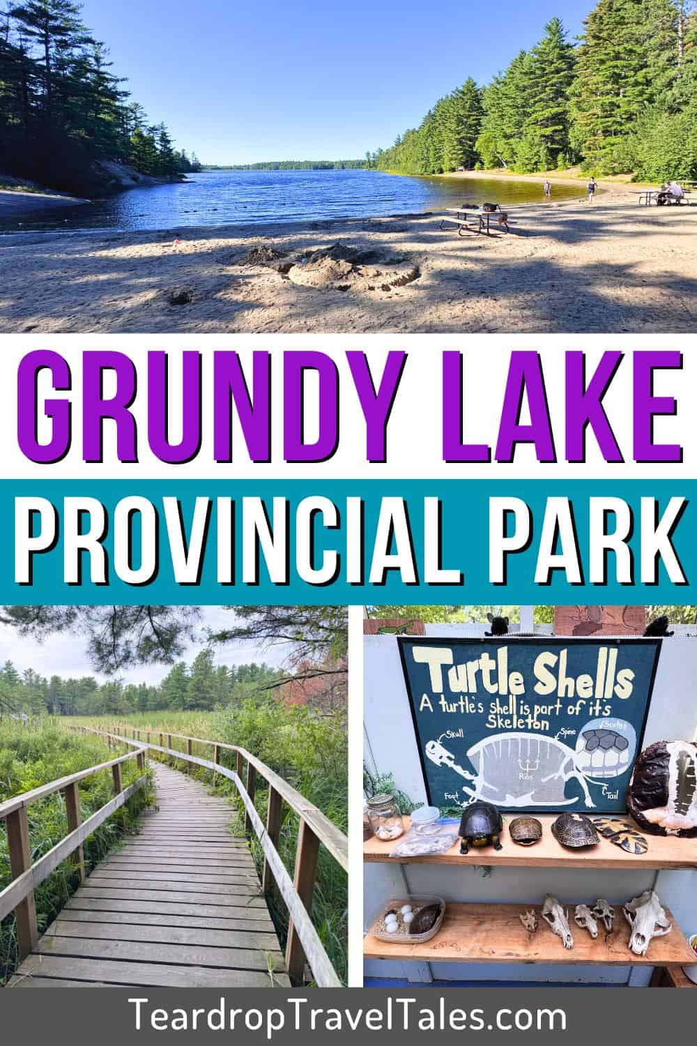 Grundy Lake Provincial Park - Pinterest Pin