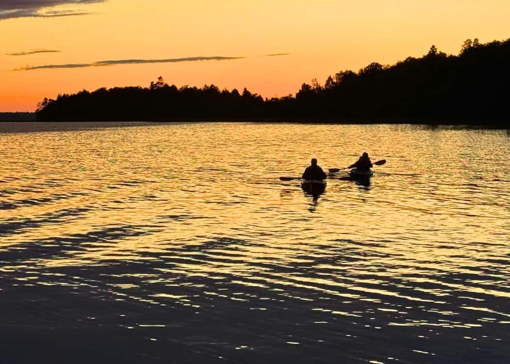 Restoule Provincial Park - Sunset on the lake